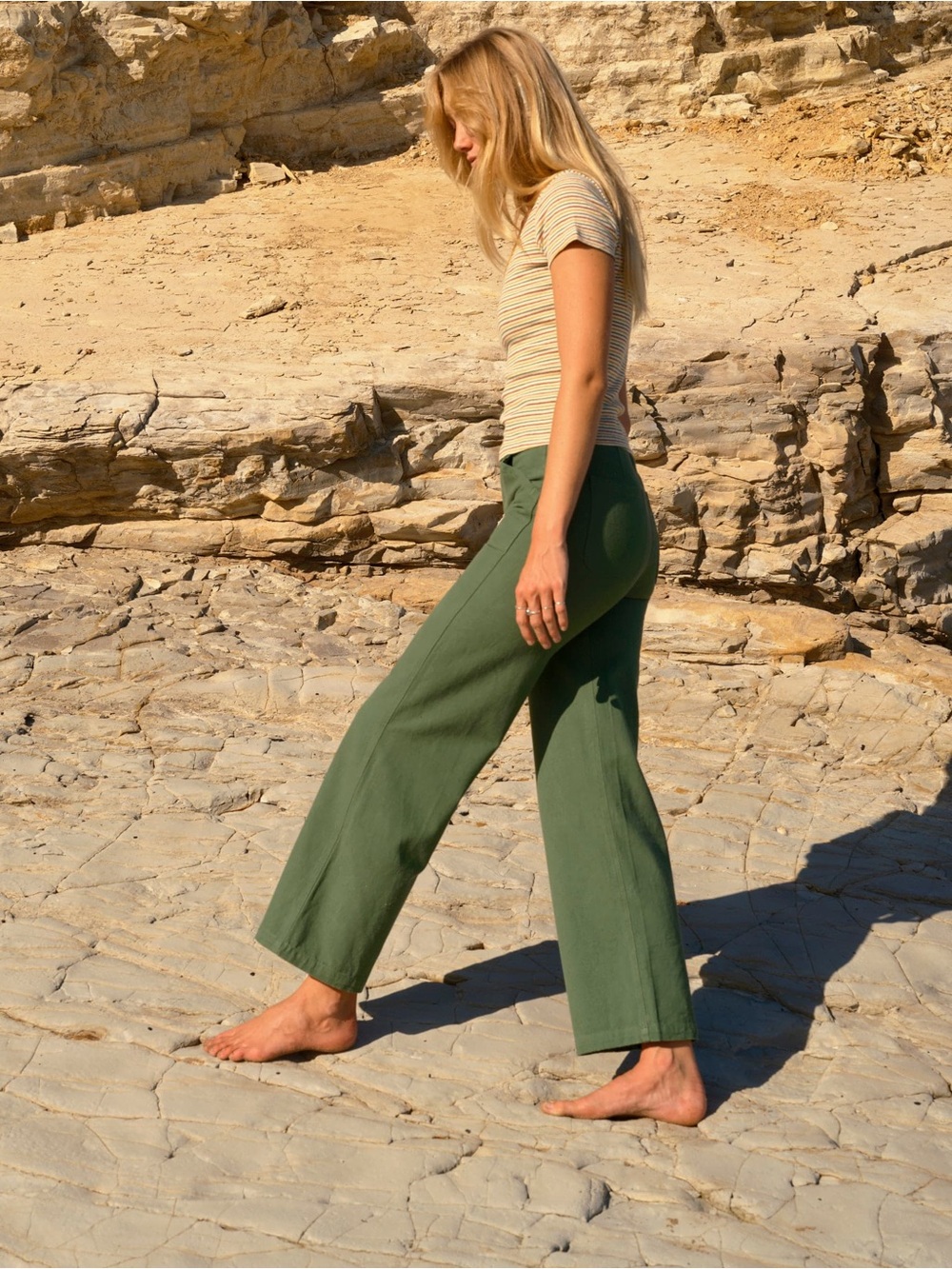 Mollusk Surf Shop Olive Green Painter Pants